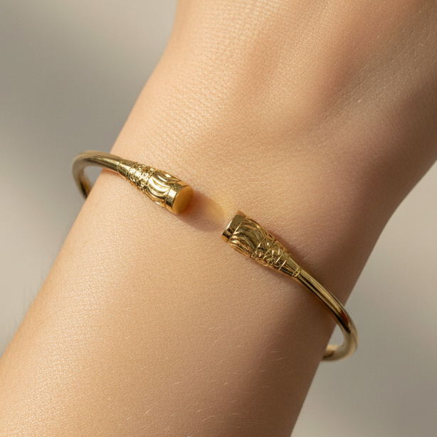 Bracelet Jonc en Or Jaune 18K