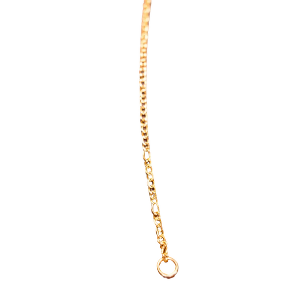 Bracelet Maillon Figaro en Or Jaune 18K - 1.39 G