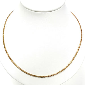 Collier chaîne en or jaune 18k 9.74 Grs
