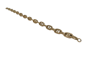 Bracelet maille marine en or jaune 18K 9.44 Grs