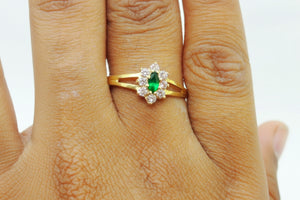 Bague en Or jaune 18K - Taille 56 - 1.60G