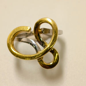 Bague en Or jaune et Gris 18 carats