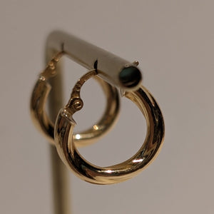 Boucles d'oreilles en or jaune 18K - 1.22 G