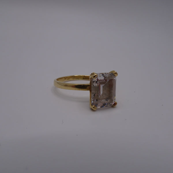 Bague en Or Jaune 18K - Taille 59