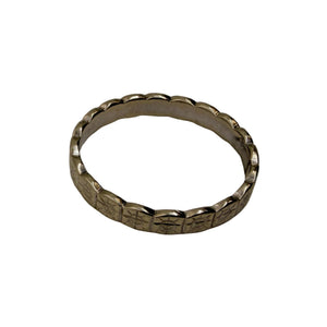 Bagues Tour Complet en Or Gris 18K Taille-53