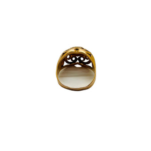 Bague Diamant Or Jaune 750 18k - Taille 57