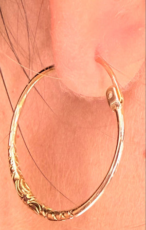 Boucles d'oreilles en Or jaune 18K - 5.11g