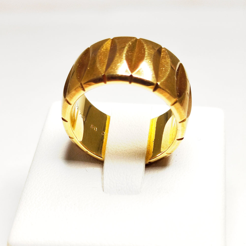 Jonc en or jaune 18K , Taille-50