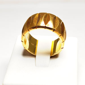 Jonc en or jaune 18K , Taille-50