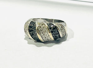 Bague en Or Blanc 18 K - Taille 54 - 10.02 G