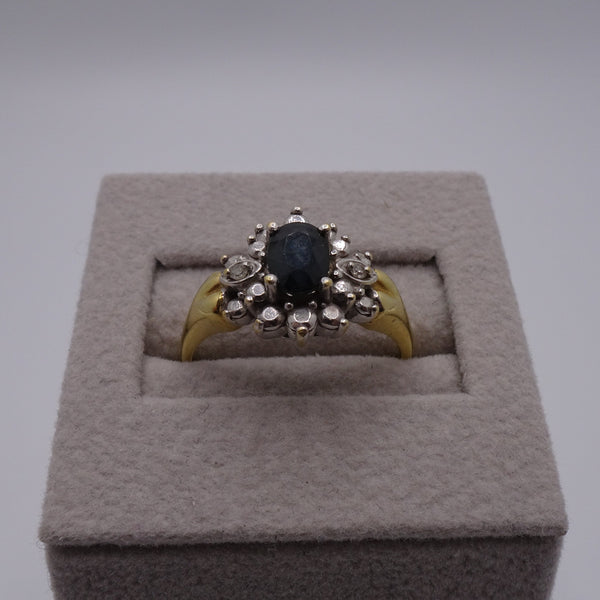 Bague Marguerite Or Jaune 18K - Taille 53