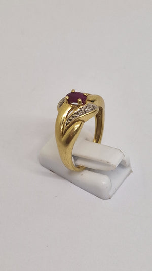 Bague en Or Jaune 18K Taille-57