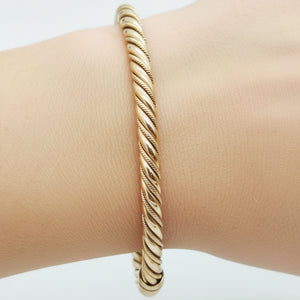 Bracelet Jonc en Or Jaune 18K