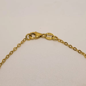 Bracelet artisanal en or jaune 18 K