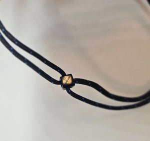 Bracelet Dinh Van – Cube Diamant en Titane Noir (0,10 cts)