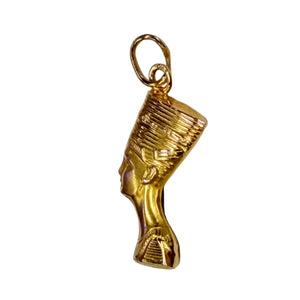 Pendentif Nefertiti en Or Jaune 18k
