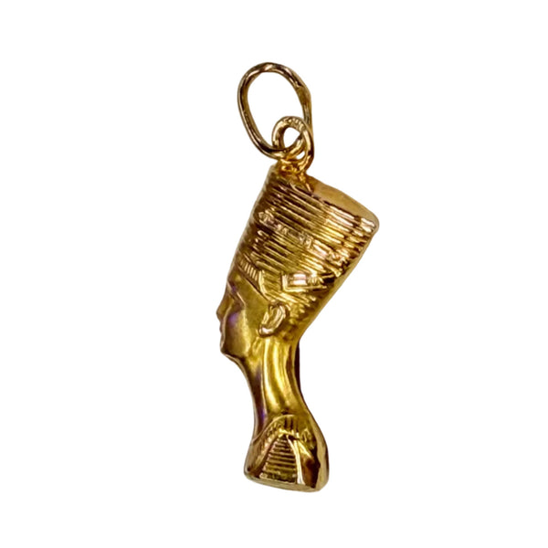 Pendentif Nefertiti en Or Jaune 18k