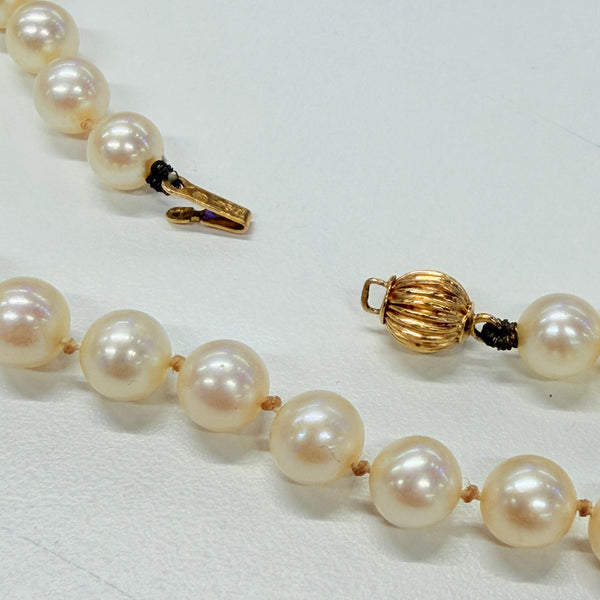Collier Perle d'eau douce Or Jaune 18 K