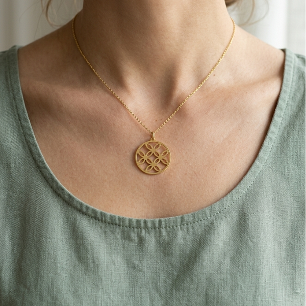 PENDENTIF Symbole Or Jaune 18 K - 1.10 Grs