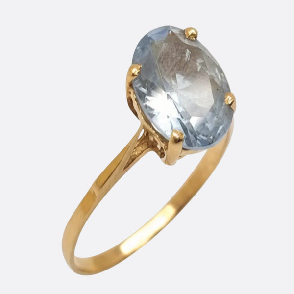 Bague en or jaune 18k - 2.01 G