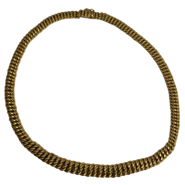 Collier Ras du Cou en Or Jaune 18 Carats