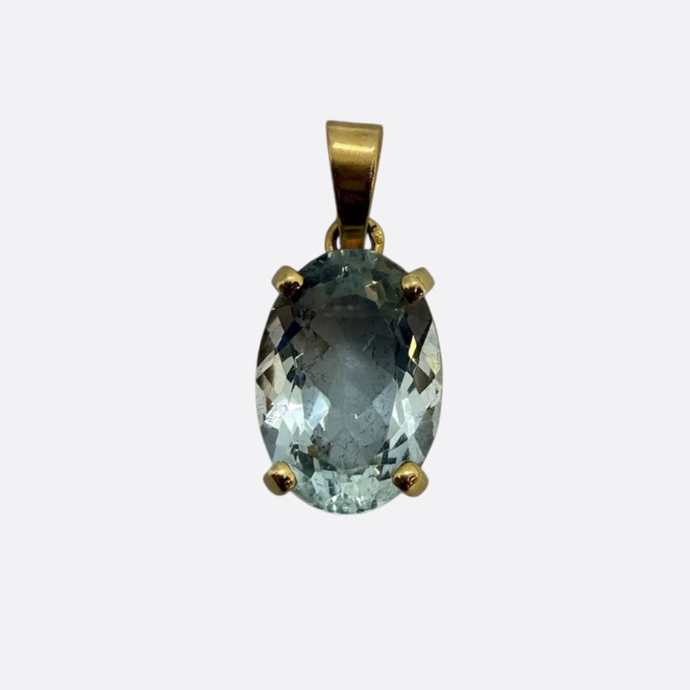 Pendentif Solitaire Or Jaune 18k - 5.49 G