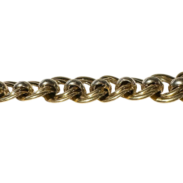 Bracelet Gourmette en Or Jaune 18k Vintage