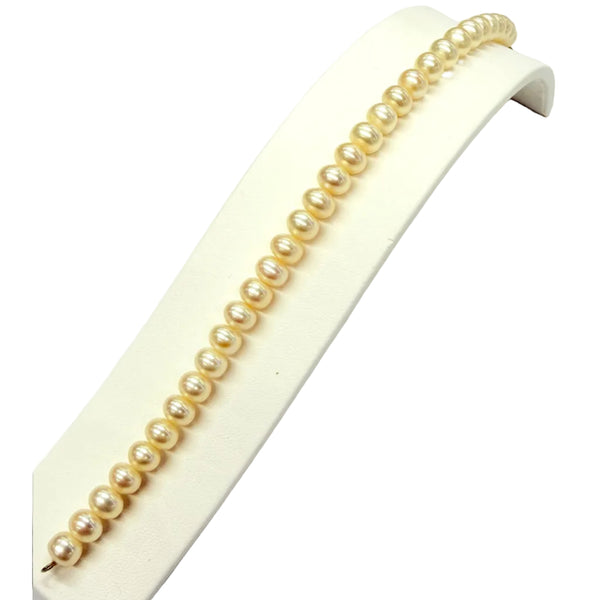 Bracelet perle de luxe en Or jaune 18K