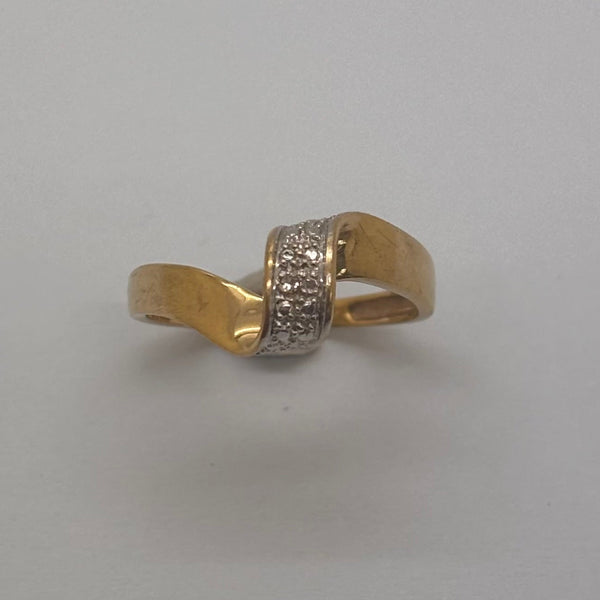 Bague en Or jaune 18K - Taille 49