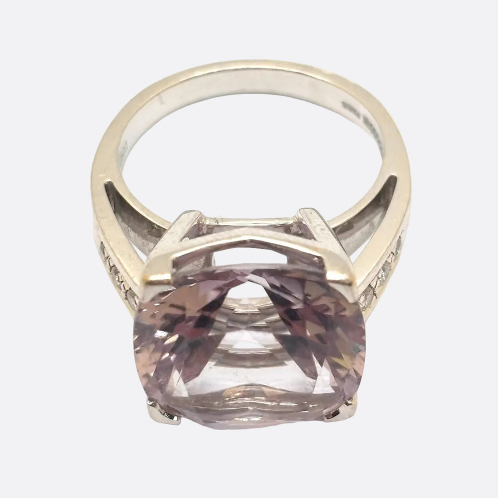 Bague en Or Blanc 18k - Taille 50