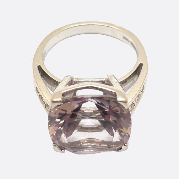 Bague en Or Blanc 18k - Taille 50