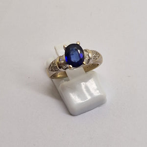 Bague Ancienne en Or Jaune 18k Taille-49