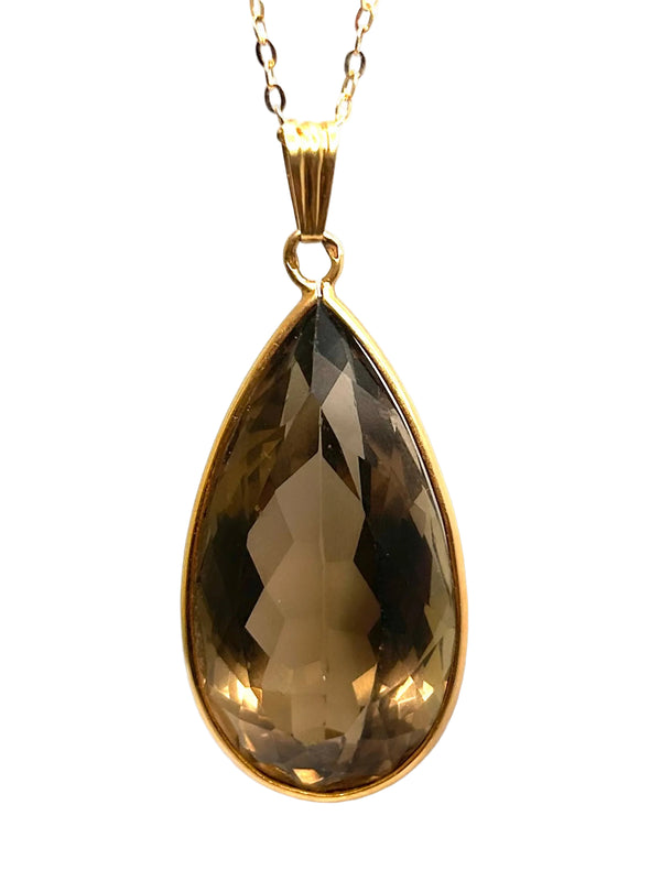 Solitaire Pendentif en Or Jaune 18k - 13.63 G