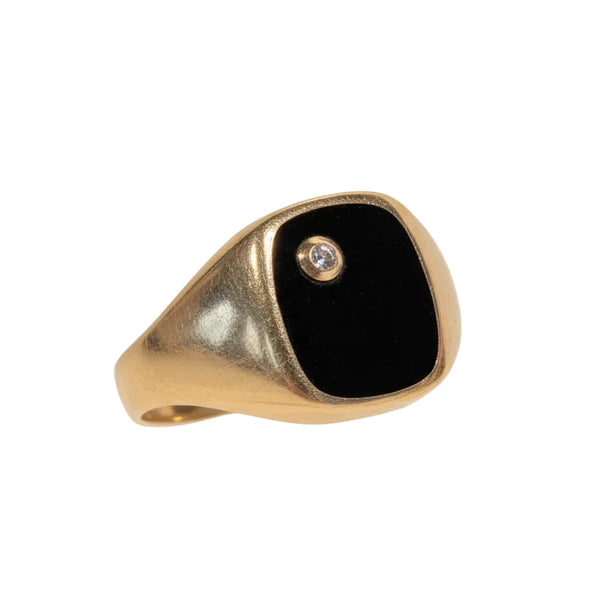 Chevalière en Or Jaune 18K - 4.91 G