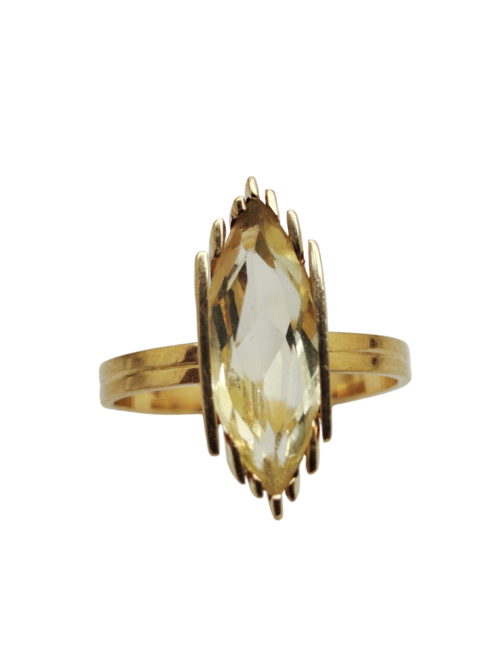 Bague en or jaune 18K - Taille 60
