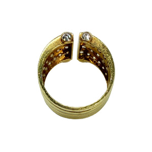 Bague en Or Jaune 18k - 8.78 G - Taille : 54