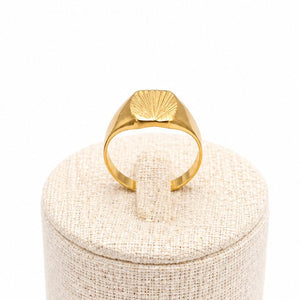 Bague en Or Jaune 18K - Taille 56 - 2.21G