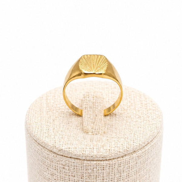 Bague en Or Jaune 18K - Taille 56 - 2.21G