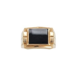 Chevalière en Or Jaune 18K - 20.51G - Taille 62