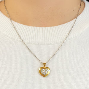 Pendentif Coeur en Or Jaune 18K