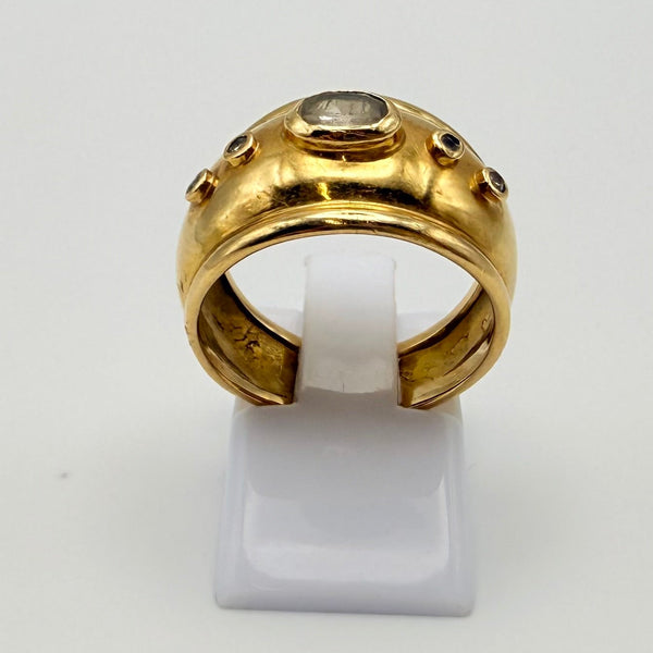 Bague en Or Jaune 18 Carats - Taille 56