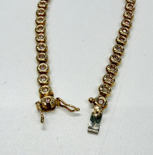 Bracelet Rivière en Or Jaune 18k 9.79 Grs