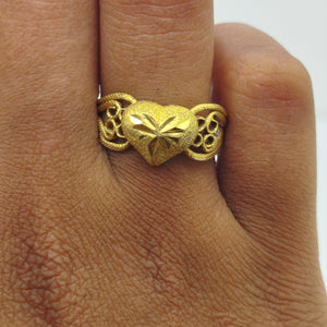 Bague en Or Jaune 22K - 1.89 Grs - Taille 59