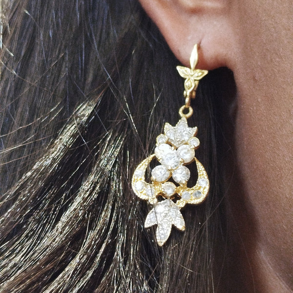 Boucles d'oreilles en Or jaune 18 carats - 10.31 grs