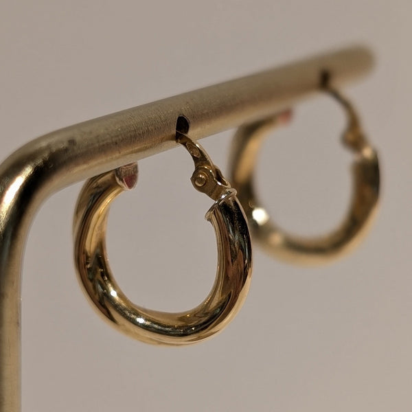 Boucles d'oreilles en or jaune 18K - 1.22 G