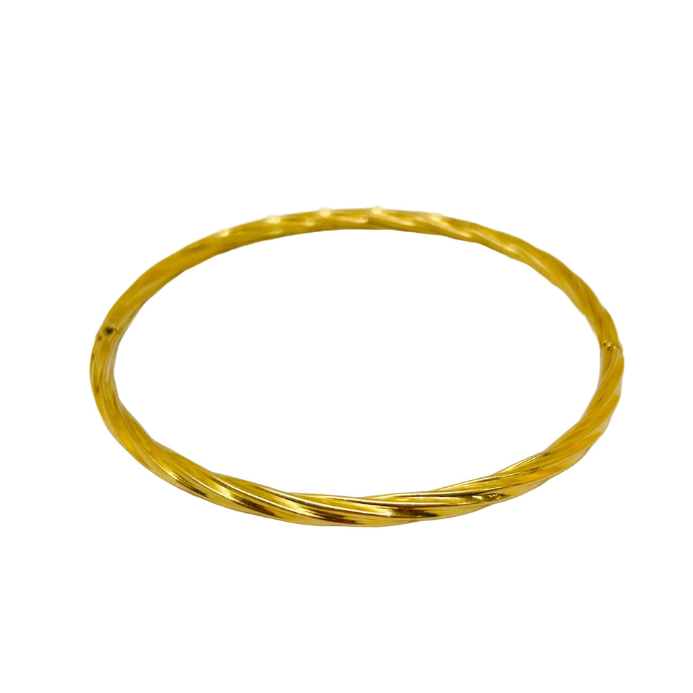 Bracelet Jonc en Or Jaune 18K - 5.84 Grs