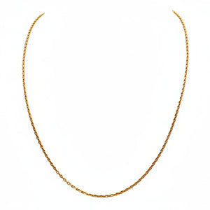 Collier en or jaune 18k - 3.63 G