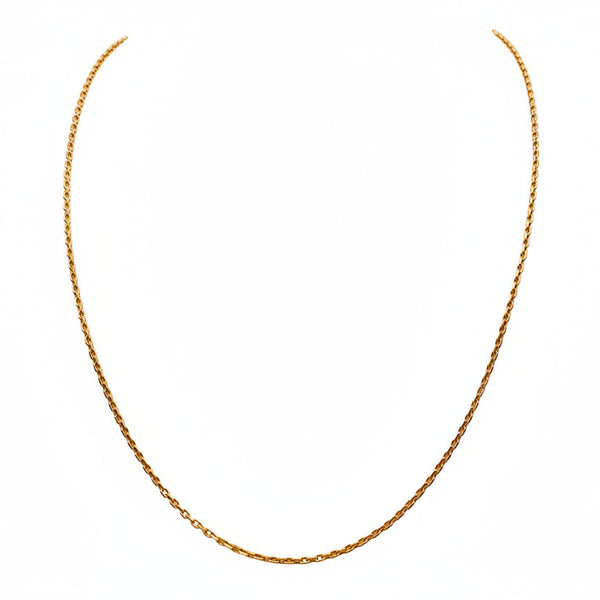 Collier en or jaune 18k - 3.63 G