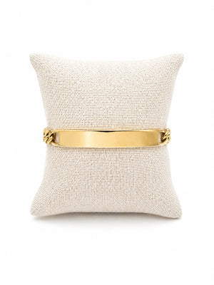 Bracelet Identité Or Jaune 18 K - 23.08 Grs