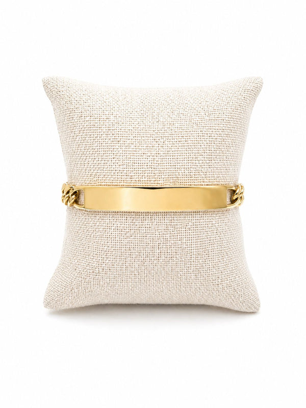 Bracelet Identité Or Jaune 18 K - 23.08 Grs